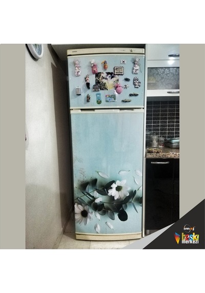 Buzdolabı-Bulaşık Makinesi Kapak Sticker Folyo Kaplama Mintyeşili