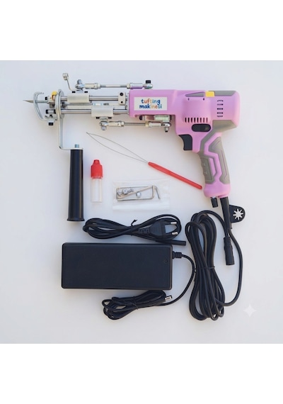 Ak-v Tufting Tabancası - Tufting Makinesi Pembe