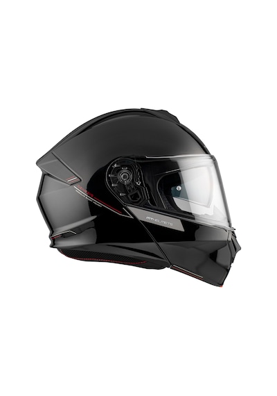 Mt Genesis Sv Solid A1 Parlak Siyah Çene Açılır Kask Parlak Siyah