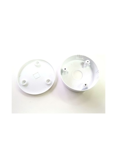 Koodmax - 50 Adet Plastik Güvenlik Kamera Montaj Kutusu - Yuvarlak Standart Model + Taban Dahil