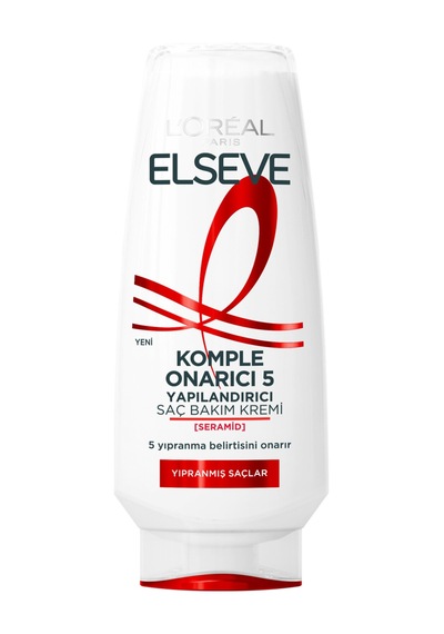 Elseve Komple Onarıcı 5 Yapılandırıcı Saç Kremi 250 Ml 3 Adet