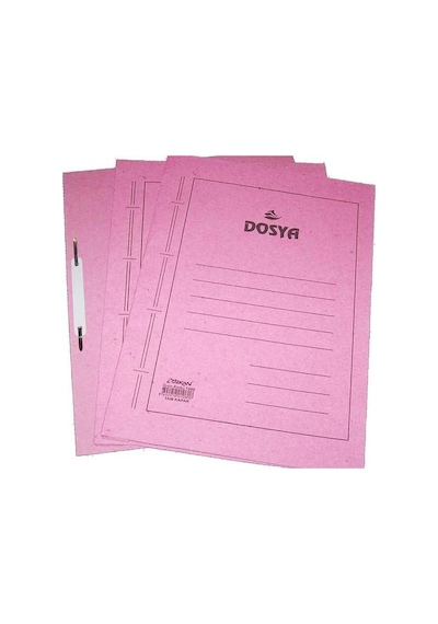 Özkan Tam Kapak Karton Dosya Pembe Dosya 2 Paket 100 Adet