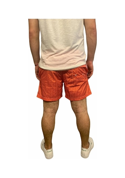Superfly Swimwear Erkek Kırmızı Şort 21679-17 Siyah
