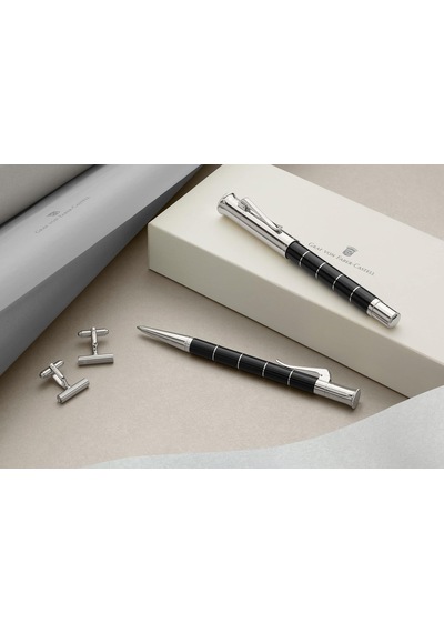 Graf Von Faber-castell Anello Grenadilla Roller Kalem, Platin Kap Çok Renkli