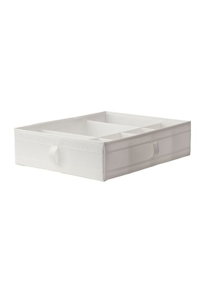 Çekmece İçi Düzenleyici IKEA Bölmeli Kutu-Katlanır MeridyenDukkan Beyaz