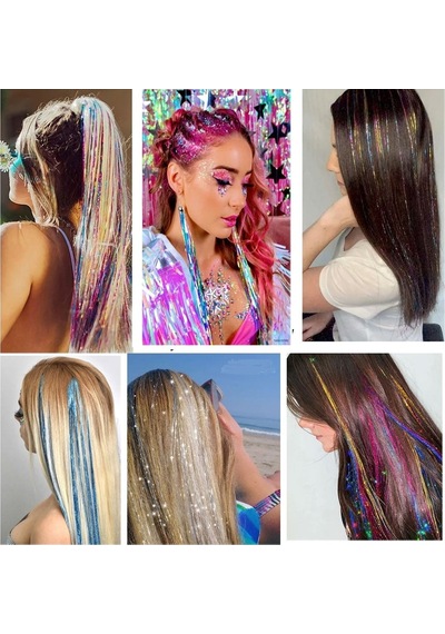 Hair Tinsel Simi / Ht08 - Msbu-714015 Karışık - Çok Renkli