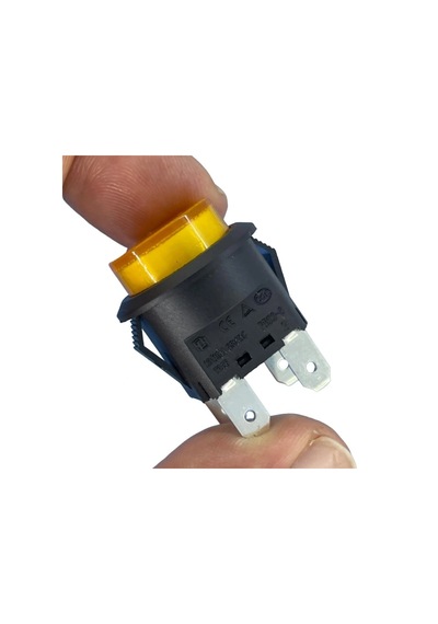 Ic-180n Buton Plastik 22mm 12v 4p Sarı
