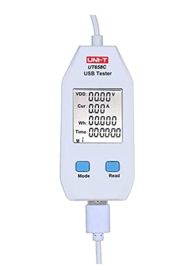 Usb Güç Ölçer Lcd Usb Test Ü Volt Amper Dijital Güç Kapasitesi Test Ut658c