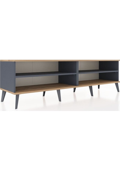 Hyperion Tv Ünitesi 2 Raflı 176x44x51 Antrasit-çam/antrasit Atlas Çam/antrasıt Hyperion Tv Ünitesi 2 Raflı 176x44x51 Antrasit-çam/antrasit Atlas Çam/antrasıt