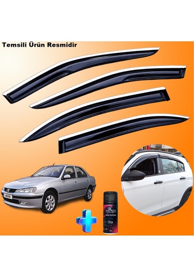 Peugeot 406 Mügen Cam Rüzgarlığı Abs Nikelaj Krom Cam Rüzgarlığı 1995-2005 + Ebrayn 150ml Koku