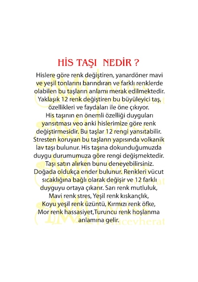 Gümüş Duygulara Göre Renk Değiştiren His Taşı Yüzük