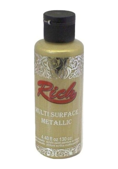 Multi Surface Metalik Her Yüzey Için Akrilik Boya 120 Cc. 6512 Soft Altın 0000 Naturel
