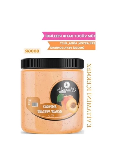 800 G Kayısı Aromalı Vücut Peelingi, Batık Ve Çilek Bacak Onarıcı