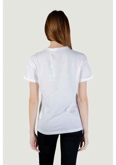 Guess Kısa Kollu Bisiklet Yaka Cepli G Logolu Kadın Beyaz T-shirt W6gı17k3037-g011 Beyaz