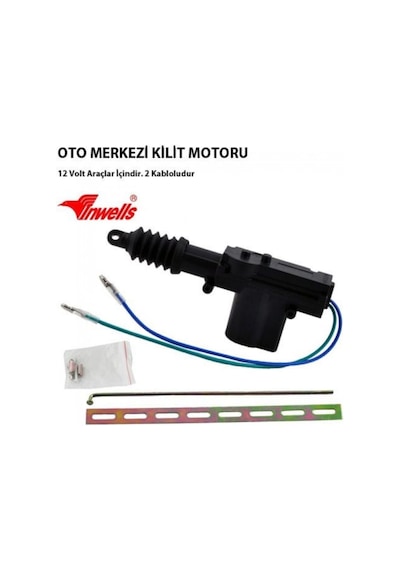 Inwells 12V Merkezi Kilit Motoru 2 Kablolu