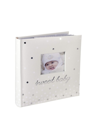 International Designs Sweet Baby Fotoalbum, 160 X 10 Cm, Weiß