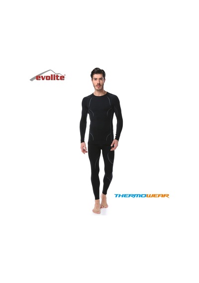 Evolite Thermowear Bay Termal Alt İçlik M-l Siyah