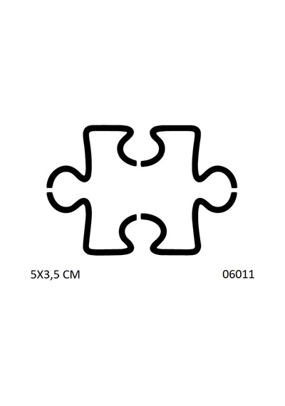 Airbrush Tattoo Yapboz Puzzle 1 Yapışkanlı Stencil Süsleme Ve Boyama Kalıbı