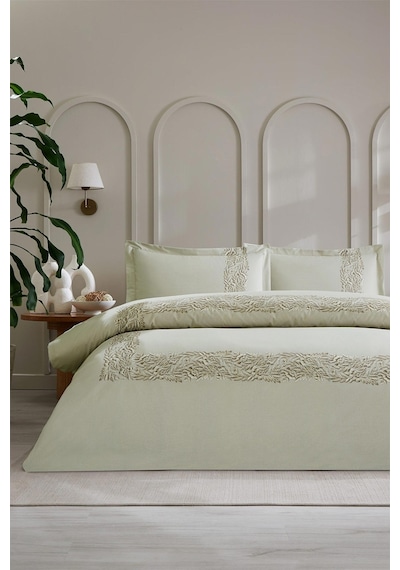 Vivaces King Size Nevresim Takımı Bej