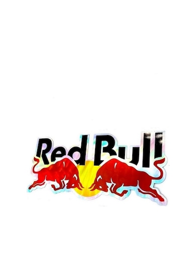 Miyrem Oto Aksesuar-redbull Hologramlı Siyah Yazı Sticker -15 X 7 Cm 15 X 7 Cm