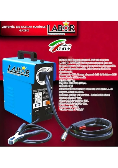 Labor Gazsız Gazaltı Kaynak Makinası İtalyan