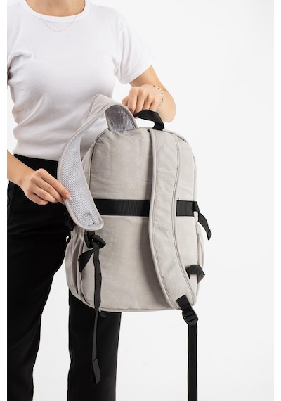 Ventis Cüzdanlı Unisex Okul Çantası Lise Ortaokul Günlük Sırt Çantası 43 30 Cm Vnt9-b Gri