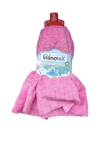 Nanotex Mikrofiber Süper Emici Kalın Parke Çizmeyen Medium Mop