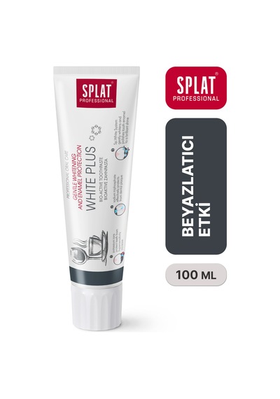 Splat White Plus Beyaz Diş Macunu 100 Ml 2 Adet