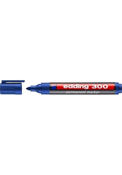 Edding Permanent Markör Mavi E-300 10 Lu Kutu Mavi
