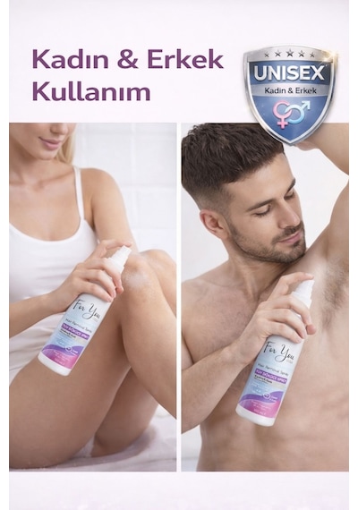 Unisex Tüy Dökücü Krem Sprey 100 Ml X 2 Adet