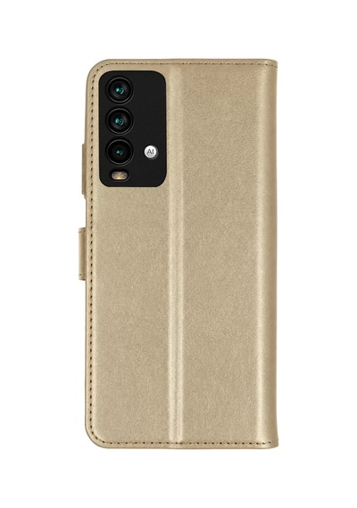 Sh Xiaomi Redmi 9t Trend S Plus Kapaklı Kılıf - Gold Najmaddin