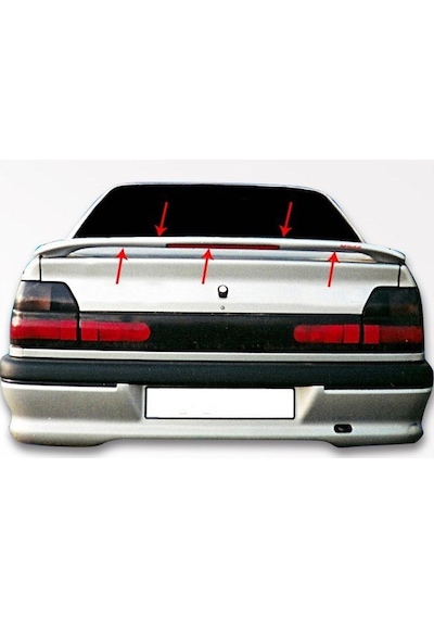 Renault 19 SD Spoiler Bagaj Yüksek (Işıklı) Fiber 1993-2000