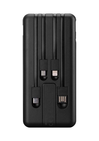 S-lınk Ip-g13k Siyah 10.000mah 1xusb 1xmicro Usb 4in1 Kablolu Type-c Lightning Micro Ve Usb Lcd Gö