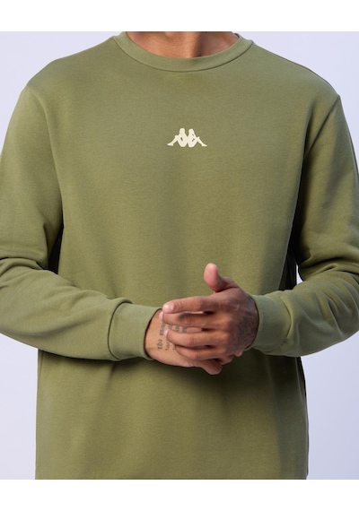 Kappa Antonio Erkek Yeşil Regular Sweatshirt