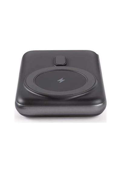 Recharger Pro M Lcd 10.000mah Magsafe Uyumlu Pd 20w Stantlı Kablosuz Taşınabilir Hızlı Şarj Aleti/powerbank 2bb222 Siyah