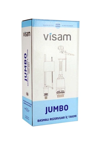 Visam Jumbo Basmalı Rezervuar İç Takımı Beyaz