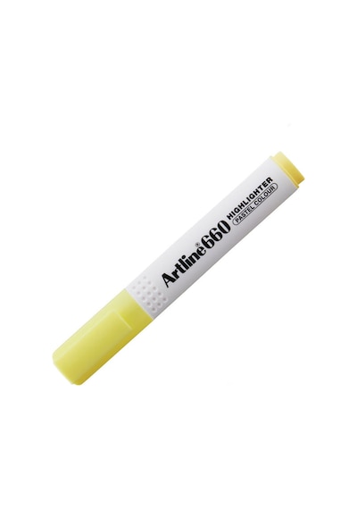 Artline Fosforlu Kalem Kesik Uç 1,0-4,0 MM Pastel Sarı