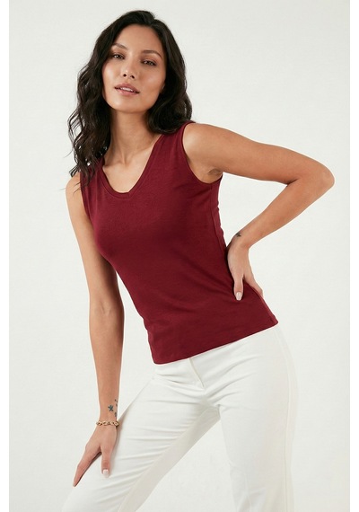 Lela Bayan Bluz 5864384 Bordo Bordo