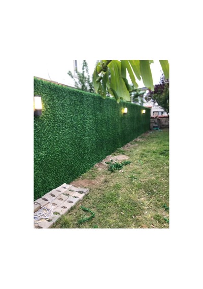 Çim Çit 50 Cm Yükseklik 10 Metre Uzunluk Yeşil Yeşil
