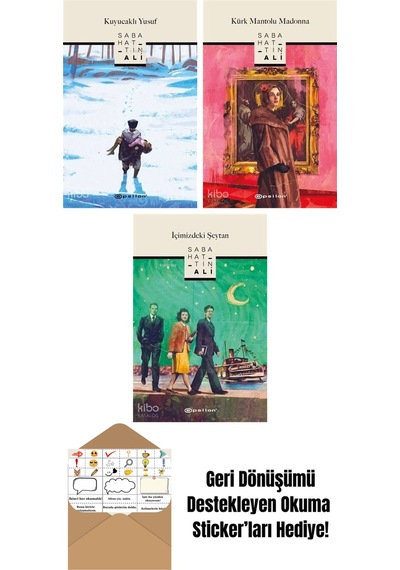 Sabahattin Ali 3 Kitap Seti + Okuma Sticker'ları