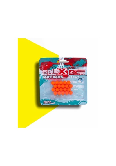 Spıınx Balık Yumurtası 10mm 20p Sarımsak Uv Orange