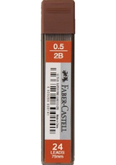 Faber-Castell Min Süper Fine Lead 2B 75 MM 0.5 MM 5090127520