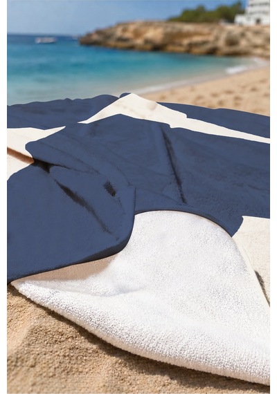 Modern Geometrik Soyut Plaj Havlusu-lacivert Ekru Minimalist Akdeniz Hızlı Kuruyan Mikrofiber Havlu Sakin Karamel Modern Geometrik Soyut Plaj Havlusu-lacivert Ekru Minimalist Akdeniz Hızlı Kuruyan Mikrofiber Havlu Sakin Karamel