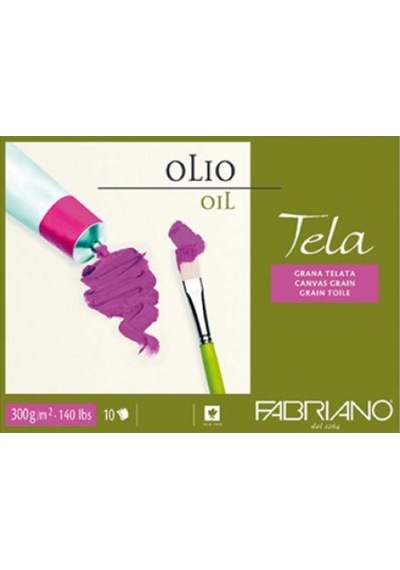 Fabriano Tela Yağlı Boya Blok - 10Yp - 24X32Cm - 300Gr
