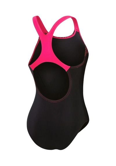 Speedo Medley Logo Kadın Yüzücü Mayosu C-spe813474b2025- Siyah
