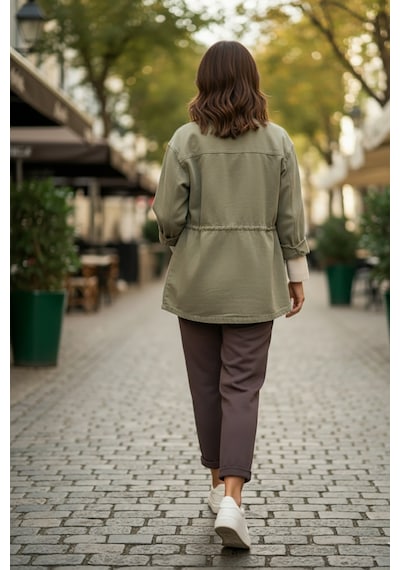 Sy & Black Kadın Çelik Örgü Beli Lastikli Ve Bağcıklı Geniş Beden Aralıklı Jogger Pantolon 25p-03 Füme Füme