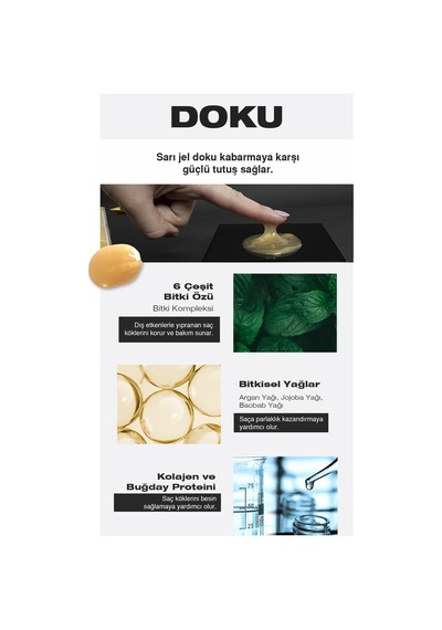 Ultra Güçlü Hızlı & Uzun Süre Etkili Düzleştirici Jel Dashu For Men Premium Ultra Bond Gel Down Perm