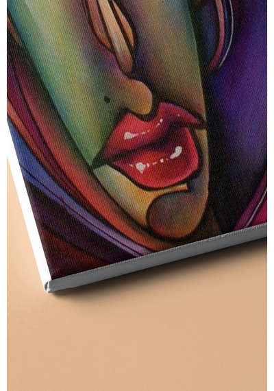Webstyle Sayılarla Boyama Seti Kasnaklı Çizgi Kadın 40 X 50 Cm