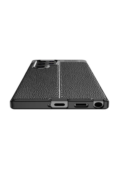 Samsung Uyumlu Galaxy S22 Ultra Kılıf Deri Tarzı Niss Silikon Case Kapak