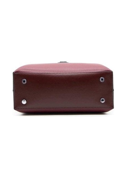Silver Polo Sp826 Kadın El Çantası Düz Bordo-bordo